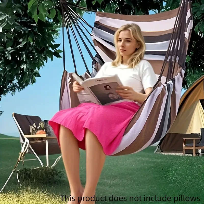 1pc Outdoor Hanging Swing Chair