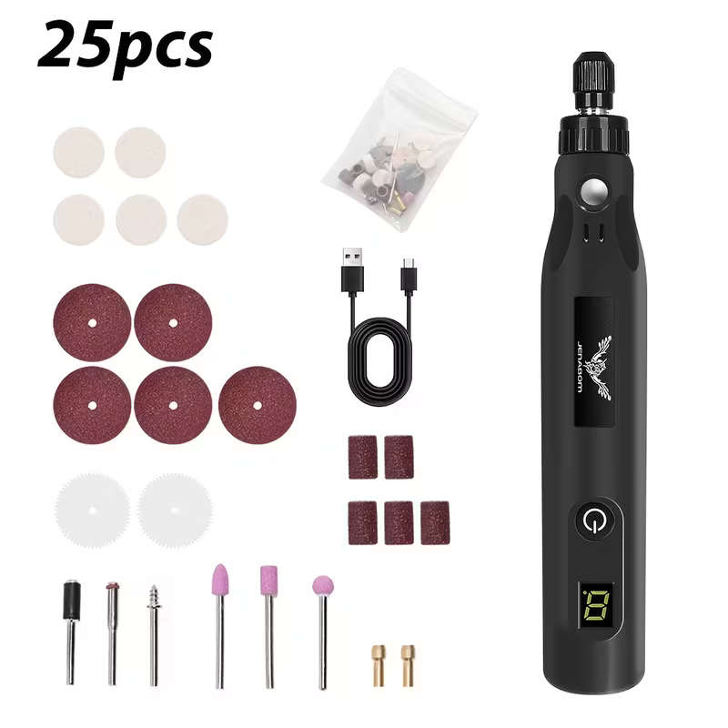 25PC Rechargeable Electric Engraving Tool Set
