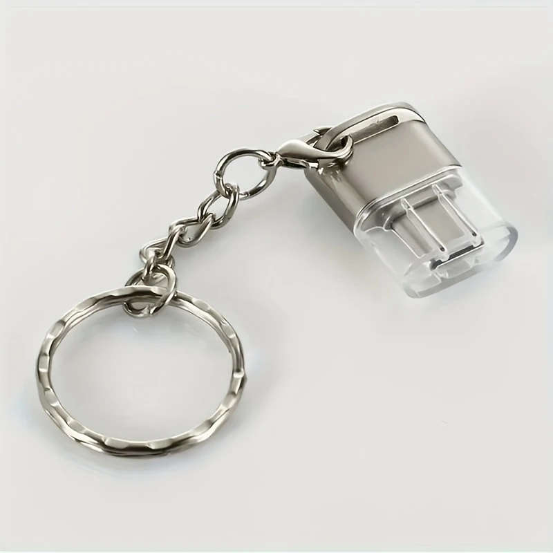 1pc USB-C Micro SD Card Reader Aluminum Alloy USB-C Micro SD Card Reader with OTG TF Memory Card