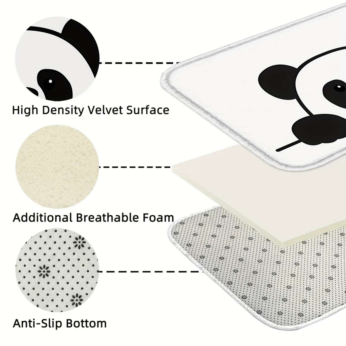 1Pc 45x75cm Floor Mat