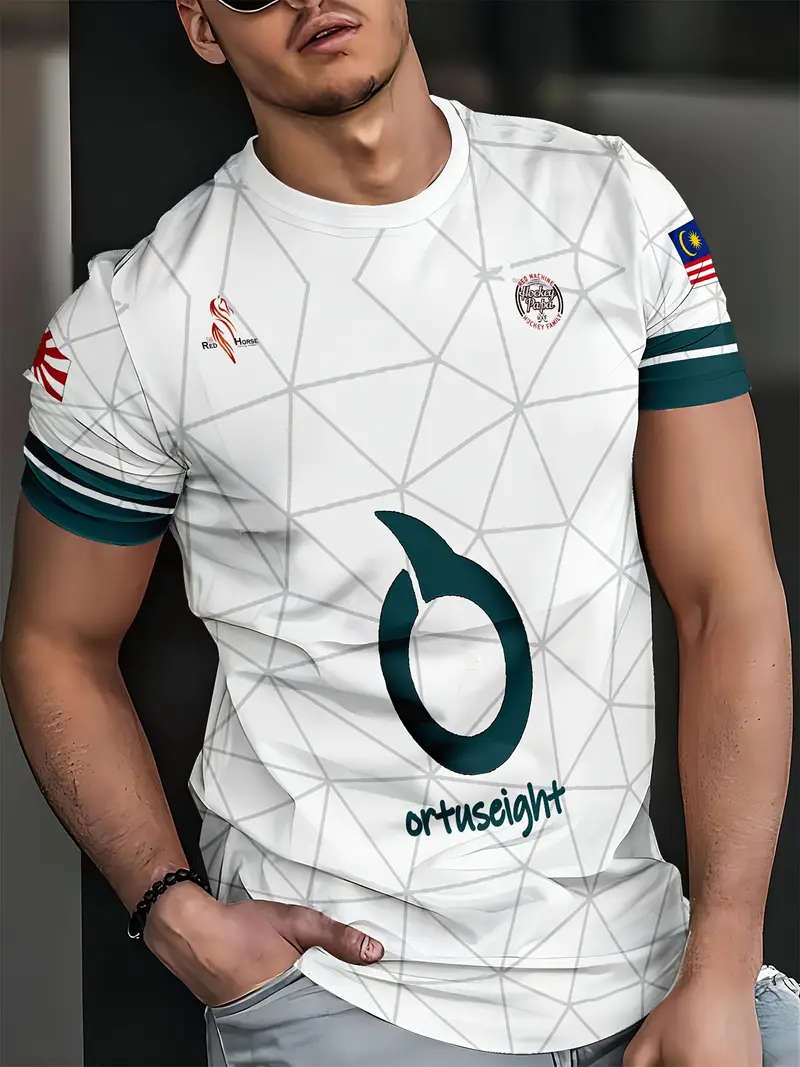 Mens Short Sleeve T-Shirt, Breathable Fabric