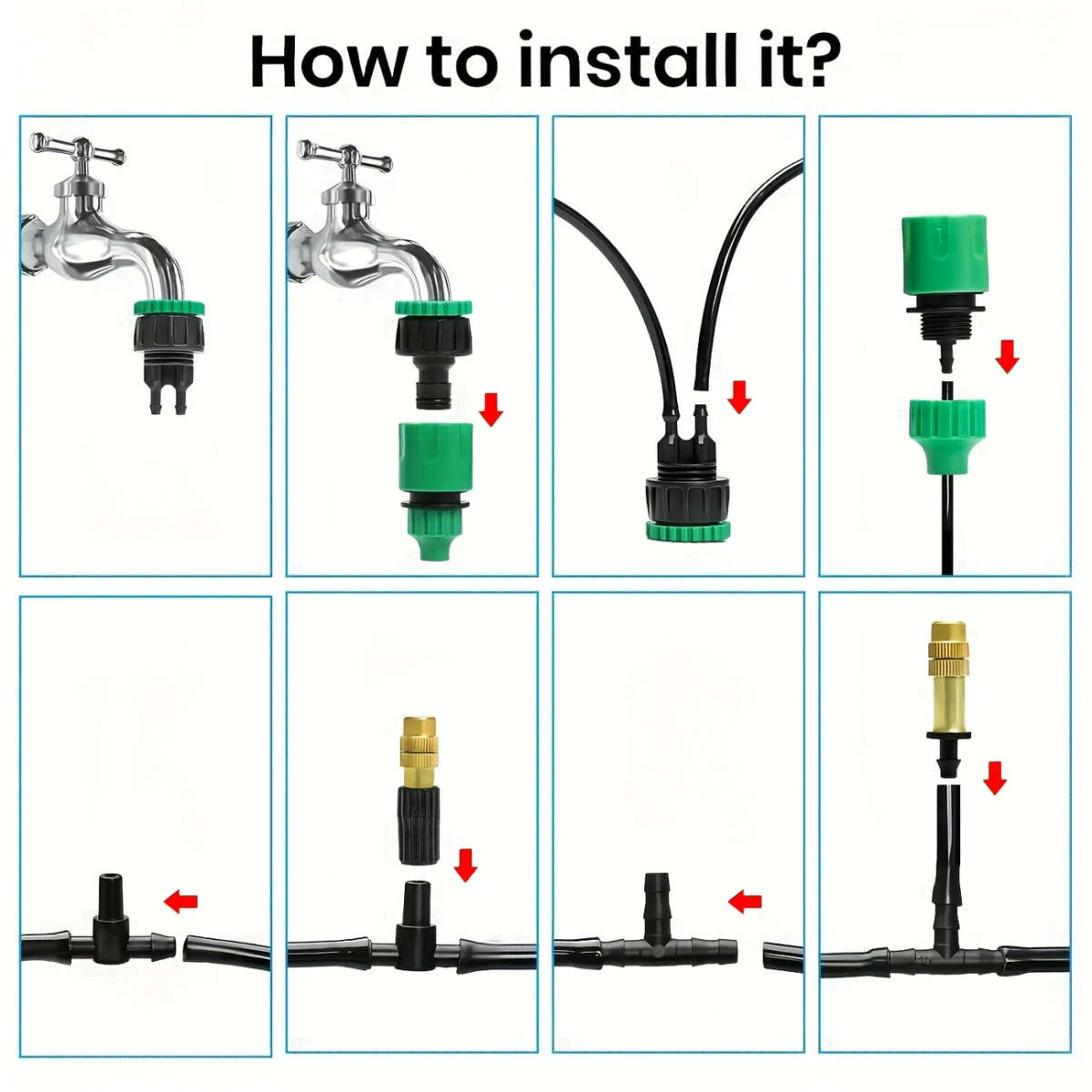 98' Outdoor Mist Cooling System