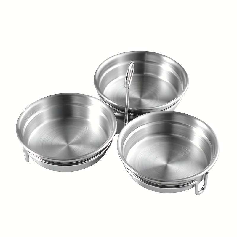 3pcs Stainless steel steaming egg mold for household boiled eggs poached eggs breakfast steam