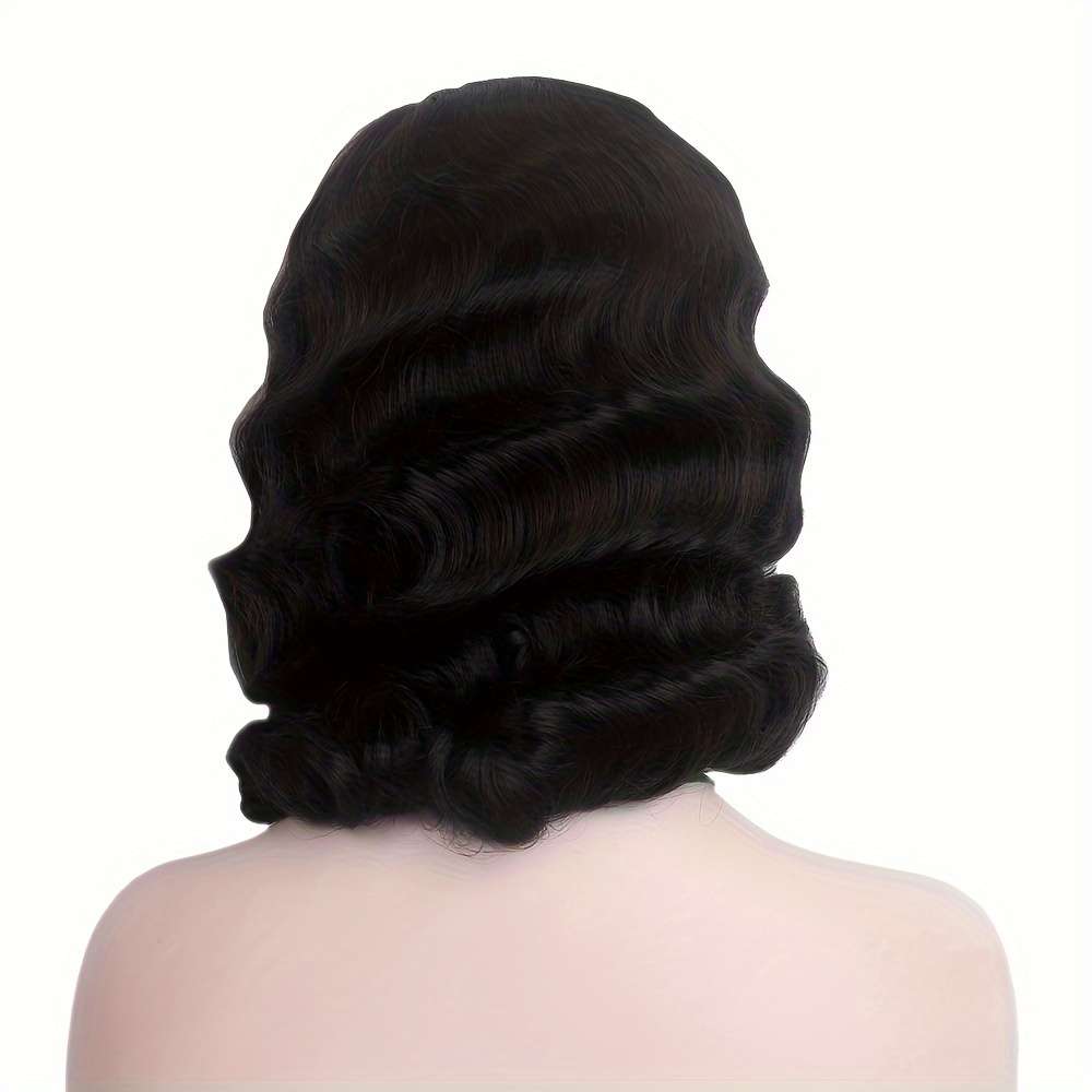 Black 35.56cm Fashion Design Wig