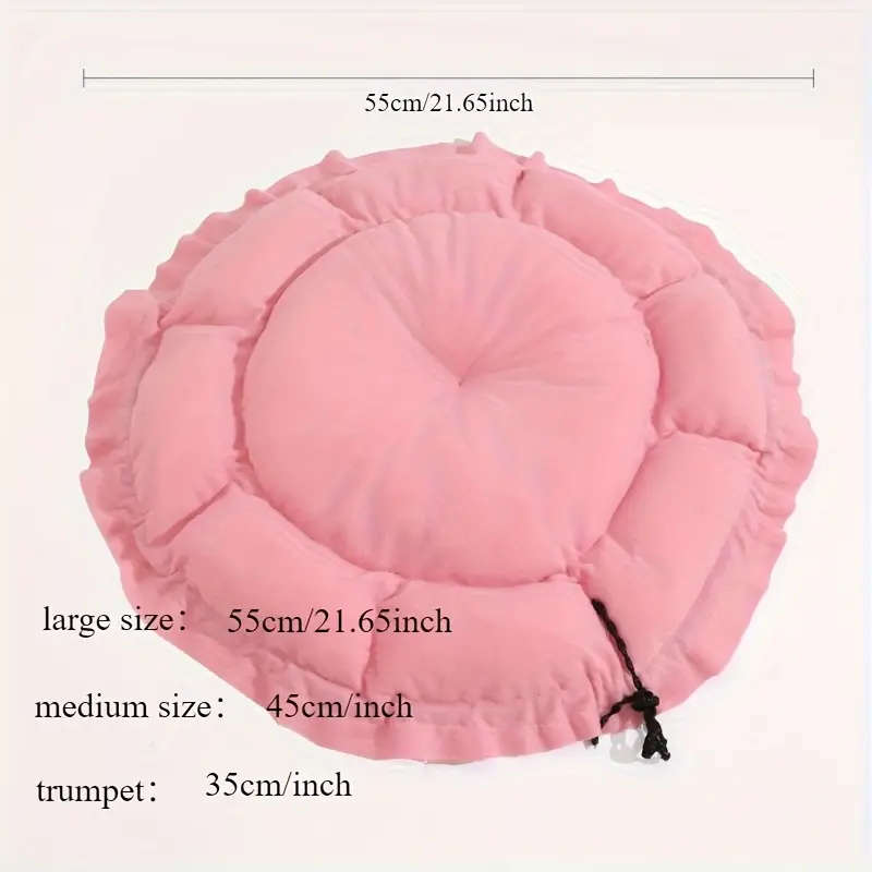 Comfy Pumpkin Themed Pet Bed Small Size