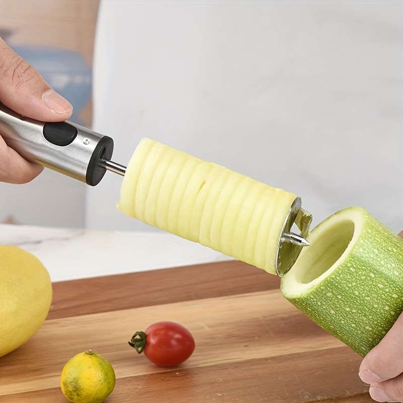 4pcs Stainless Steel Fruit Vegetable Corer Set Quick Peel Separate Core Tool for Kitchen