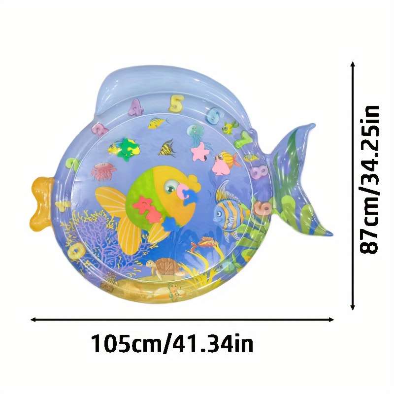 Blue Round Dolphin Cooling Pad