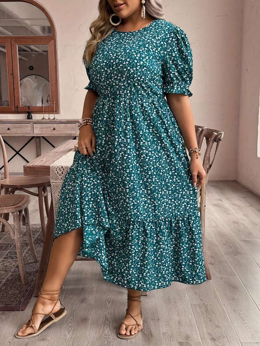 Women S Dress Color Blue Size 5Xl