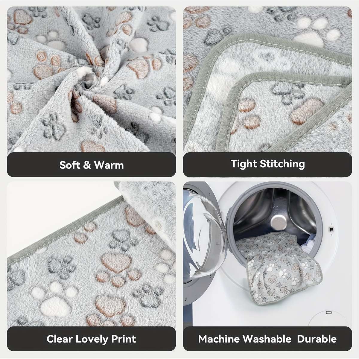 Blanket Color 3 Pack Mixed Colors size S 59.99x40.01cm x3