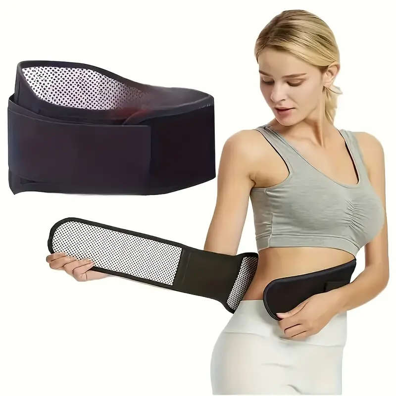 1pc Adjustable Relaxation Lumbar Support Belt Size L Comfortable Back Support Suitable