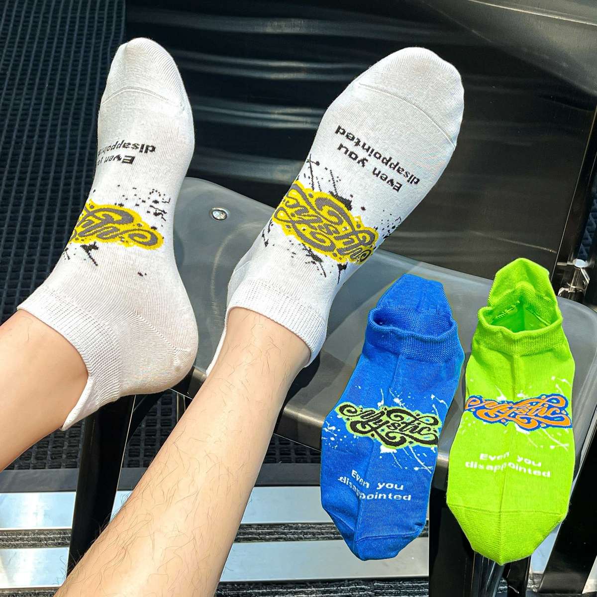 5 Pairs Of Mixed Colors High Elastic Socks