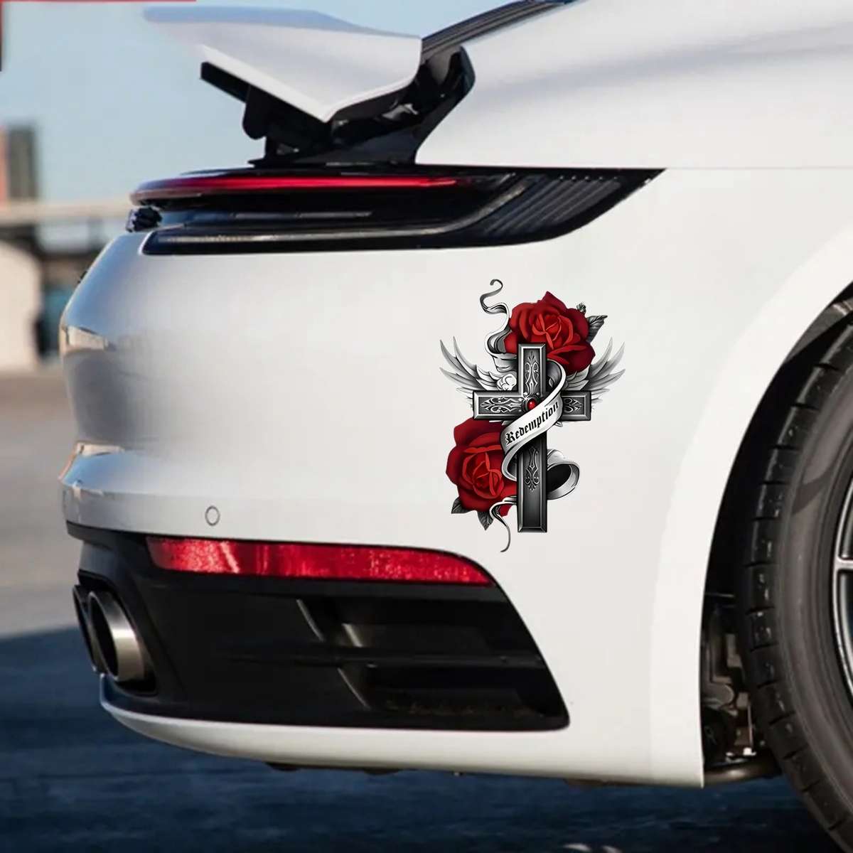 2pcs Jesus Christian Themed Stickers