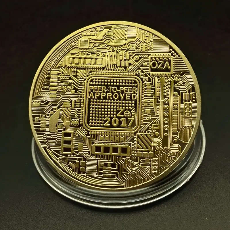 New Bitcoin Coin with Capsule 40MM Wide