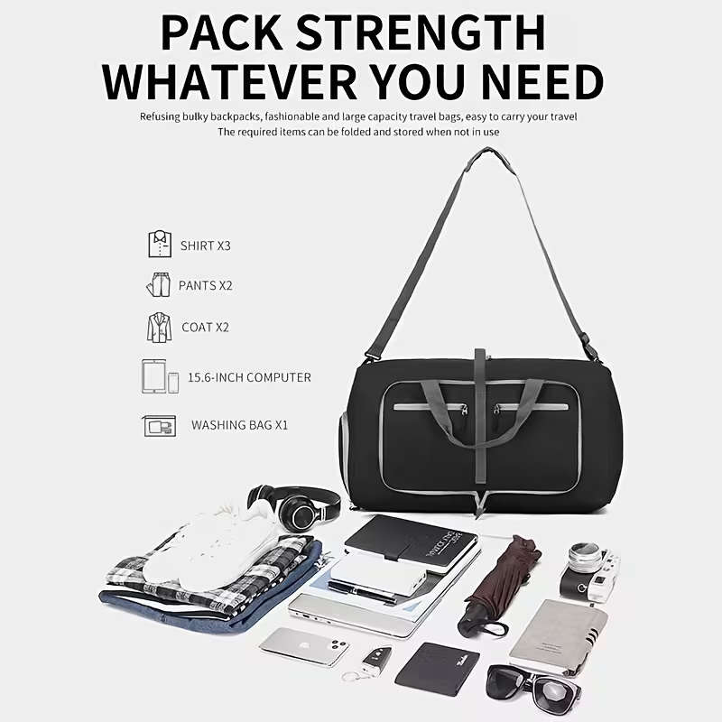 Large Capacity Portable Foldable Travel Tote Bag