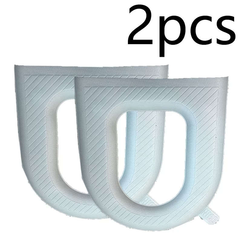 2PC Gray Toilet Seat Cover