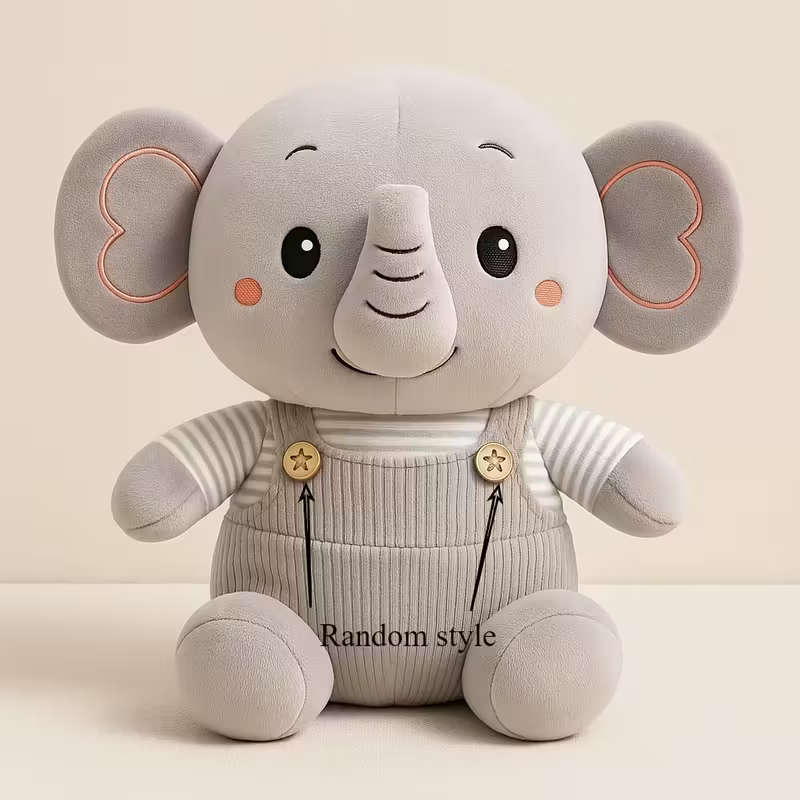 Brand New And Very Cute Elephant Plush Toy Brown