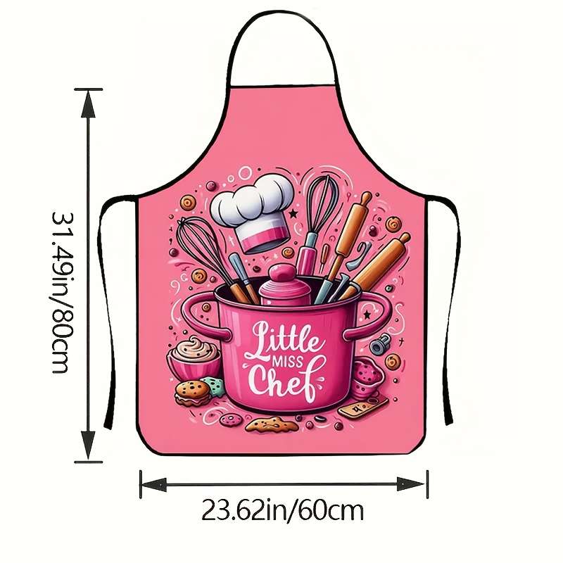 1pc One pack of cup kitchen utensils chef hat polyester apron dining decoration kitchen apron su