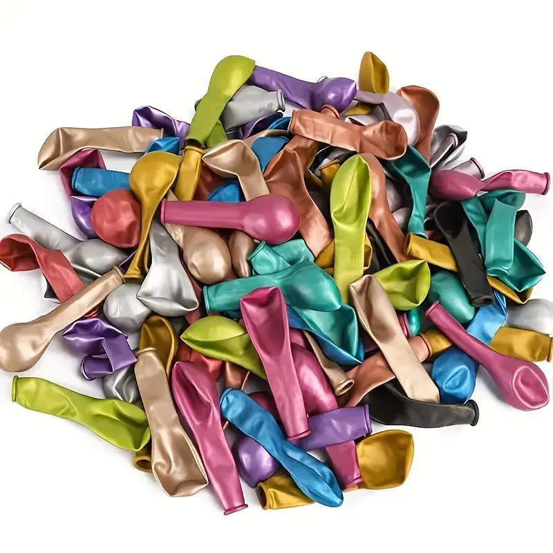 48 Pcs Shiny Metallic Balloons