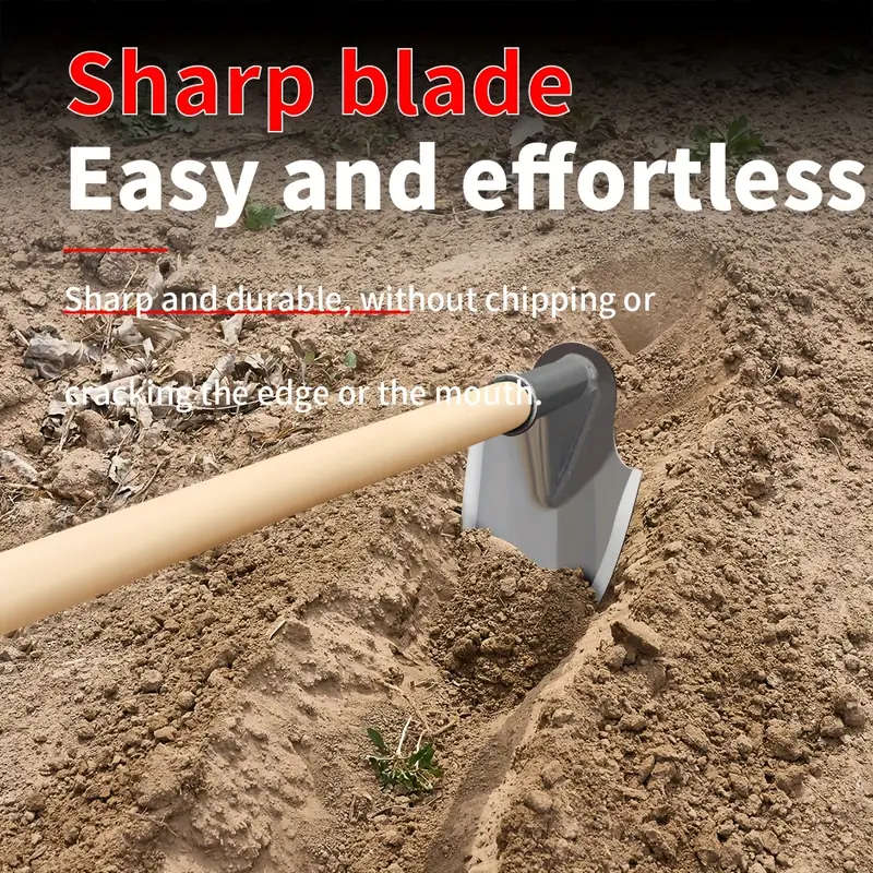 Metal Trumpet-Shaped Farm Hoe