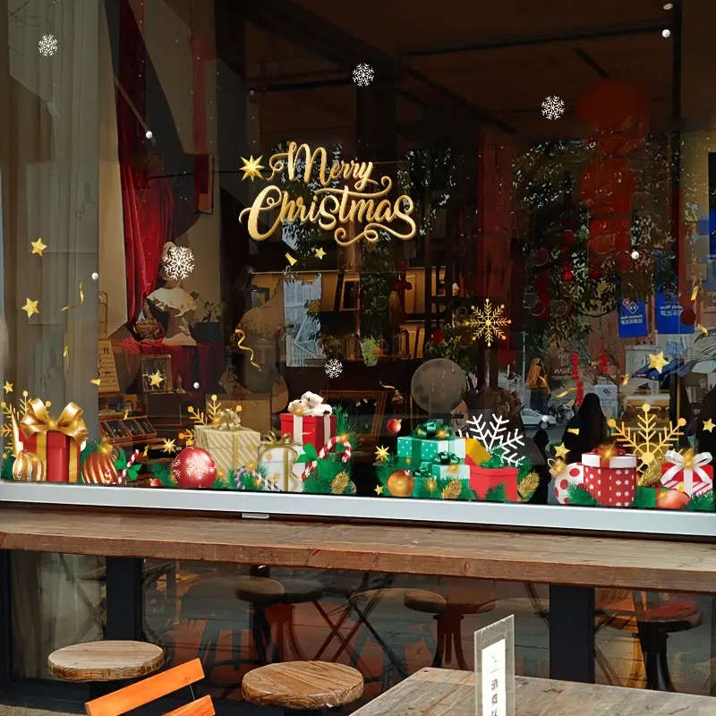1 x Christmas Window Sticker Static Adhesive Decoration