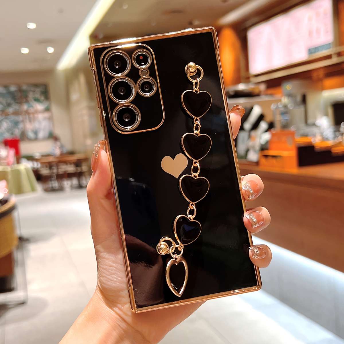 1Ps Black For Samsung Galaxy S24 Ultra Phone Cases