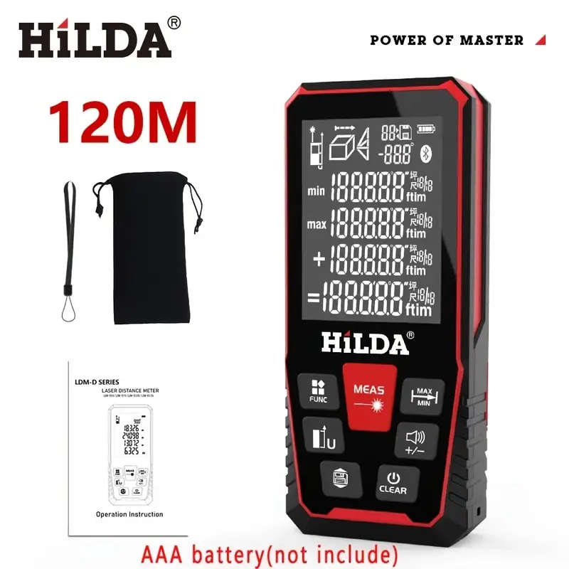 HILDA 120m Portable Digital Laser Rangefinder
