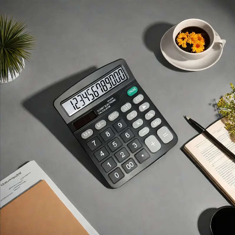 Professional Business Calculator With Large LCD Display