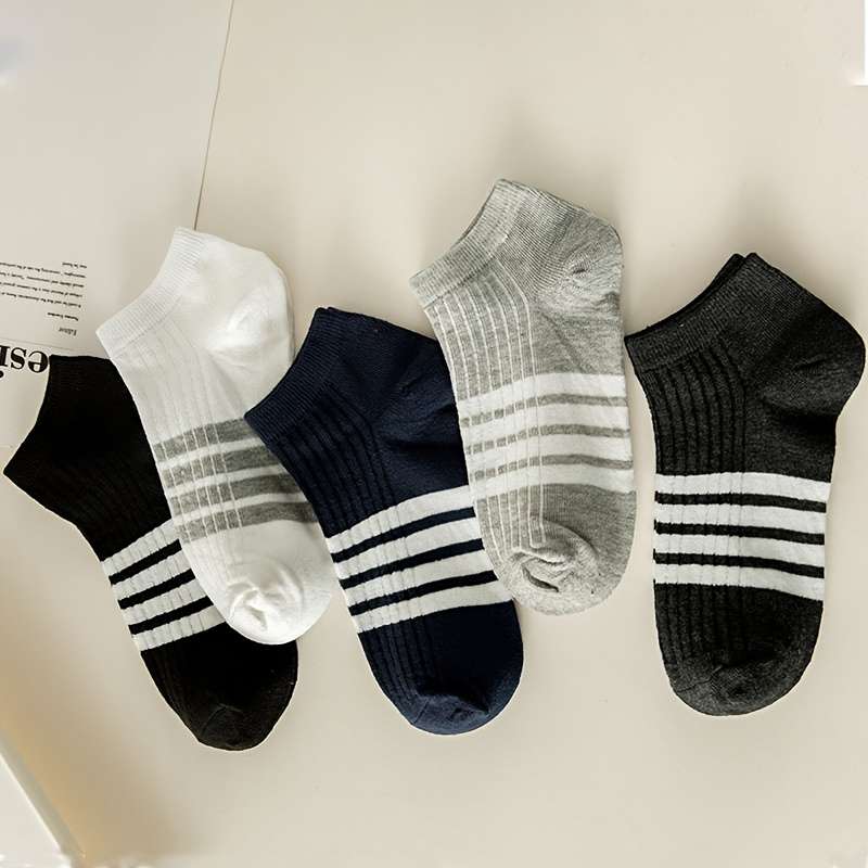 5 Pairs Mixed Color One Size High Elastic Socks