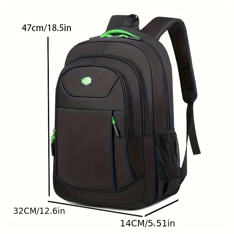 1pc Waterproof Travel Notebook Computer Backpack Durable Business Backpack College Student Backpack