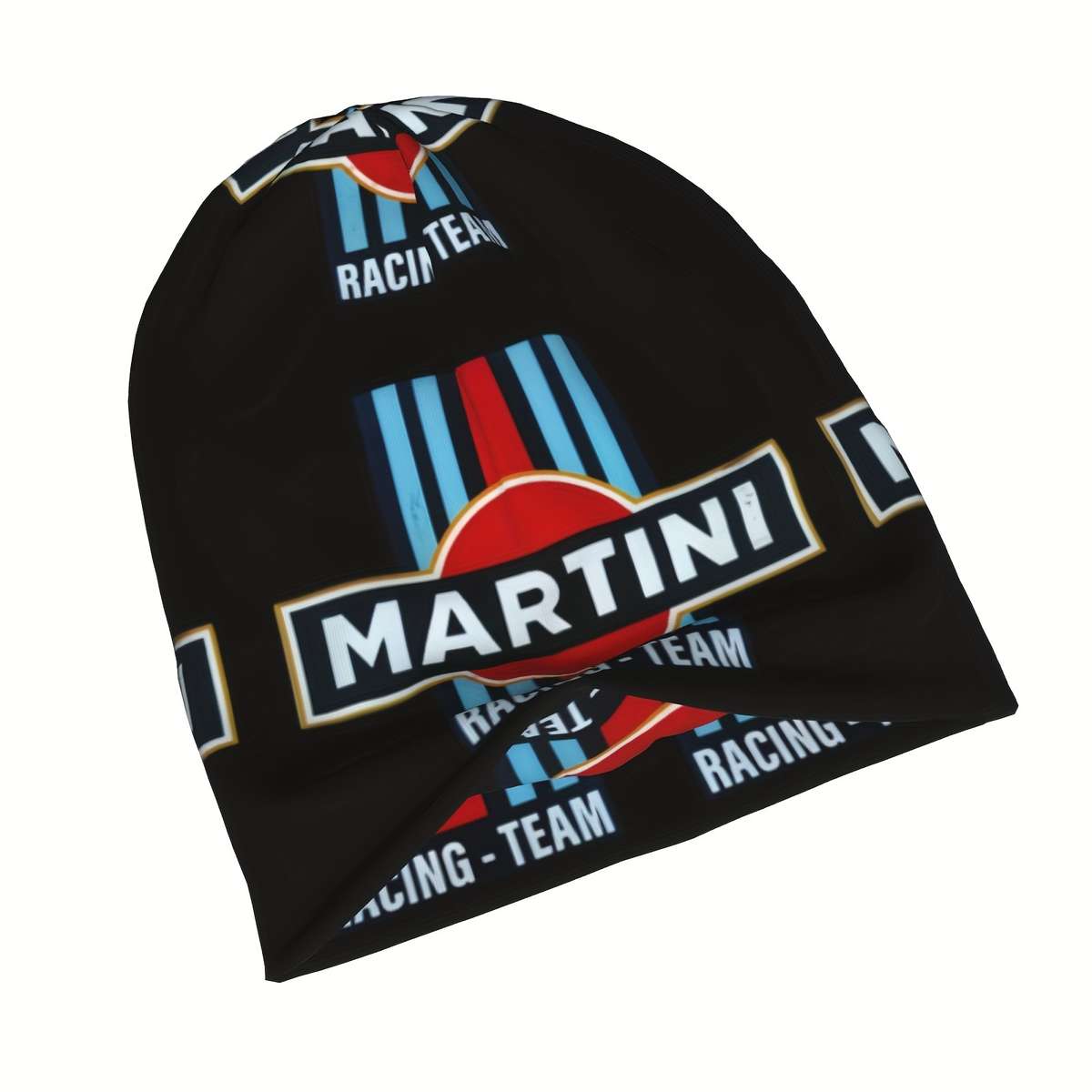 Martini Racing Team Splicing Thin Beanies Caps Outdoor Activity Men Women Gift Choice P