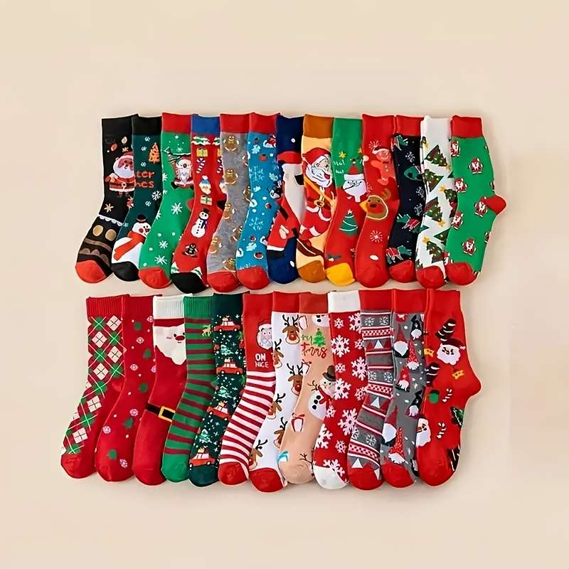 Sock Random Color 10 Pairs One Size