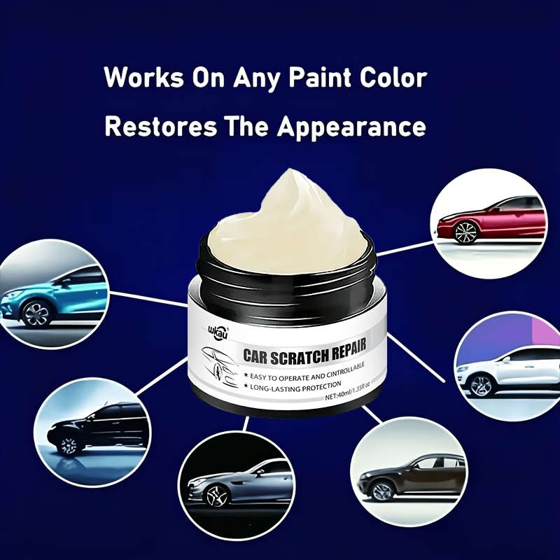 Professional Car Scratch Repair Agent With Sponge Included
