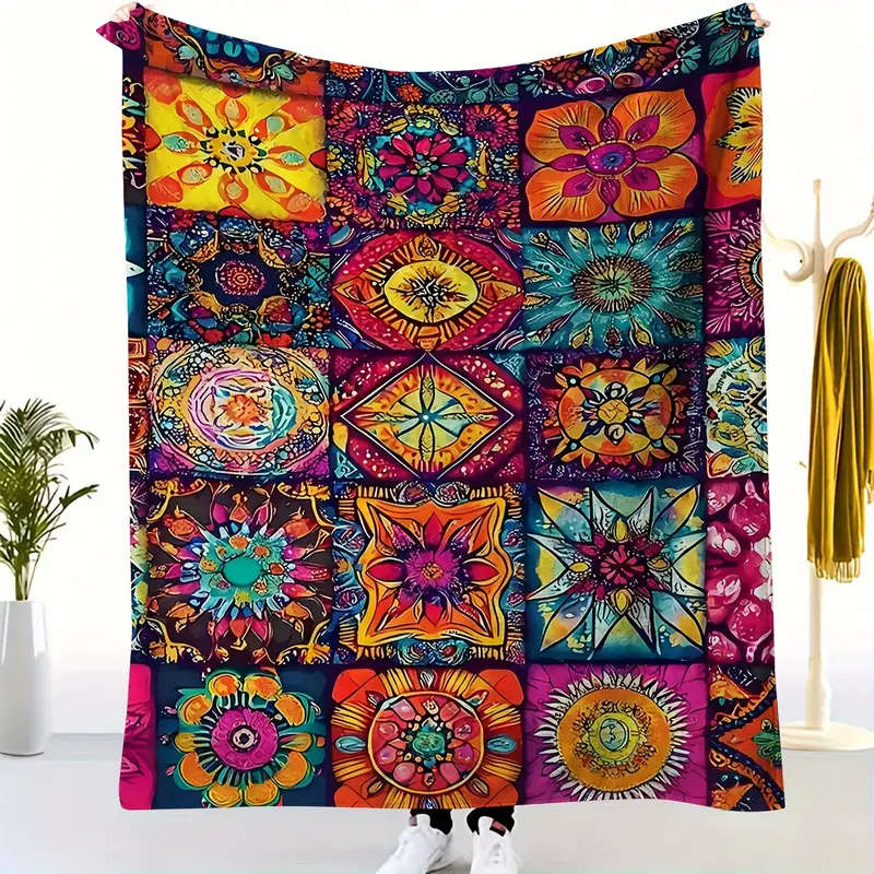 1 Bohemian Patchwork Blanket 75CM*105CM