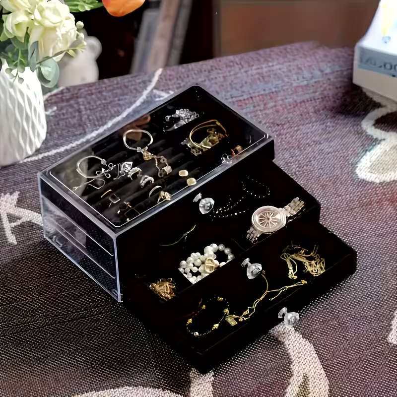 Multi Layer Drawer Jewelry Storage Box