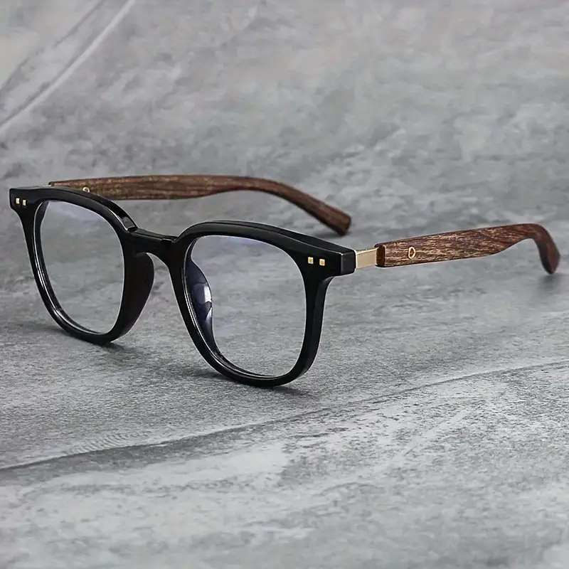 Wood Grain Sunglasses Clear