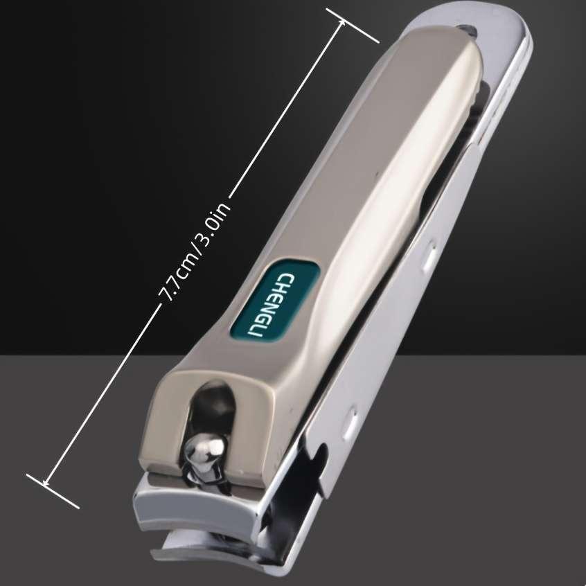 1-Pack Stainless Steel Nail Clippers Sharp Fingernail And Toenail Trimmer