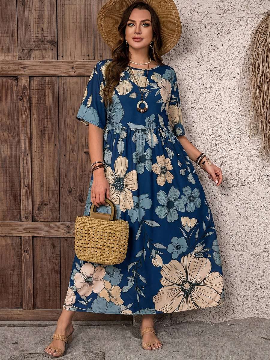 Women S Dress Color Mixed Colors Size 3Xl