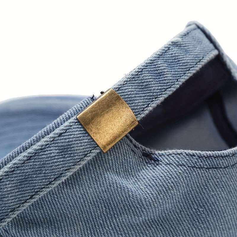 Stylish Distressed Denim Baseball Cap