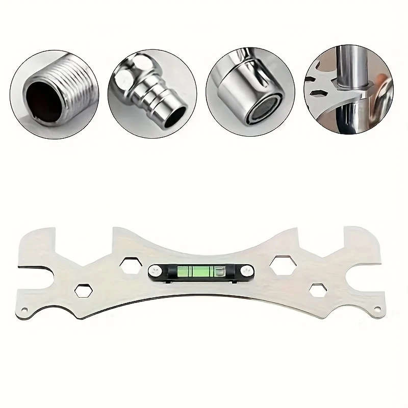 1 Piece Stainless Steel Shower Installation Wrench