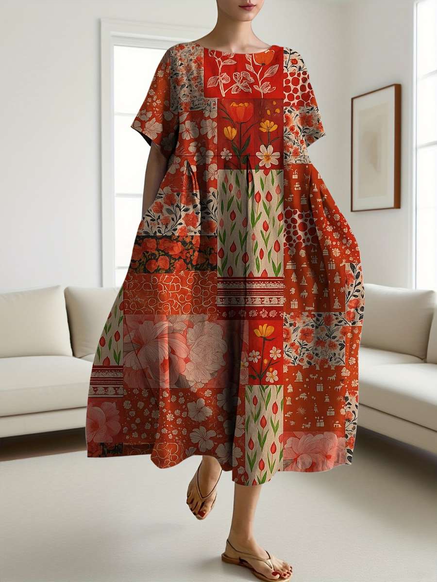 Women S Dress Color Mixed Colors Size 5Xl