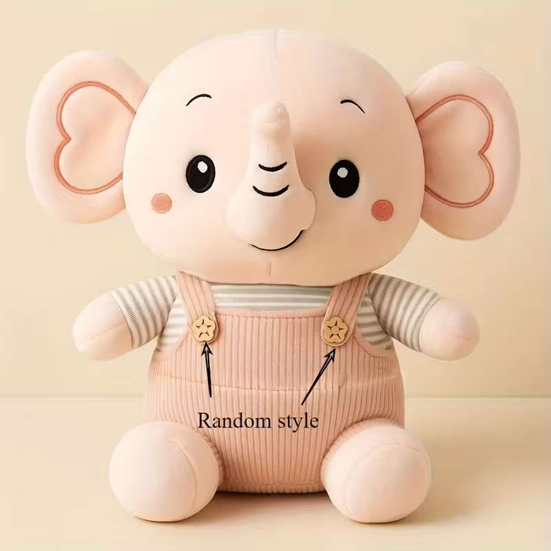 Brand New And Very Cute Elephant Plush Toy Brown