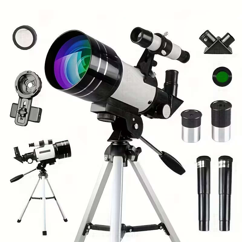 High-Resolution Variable Magnification Telescope
