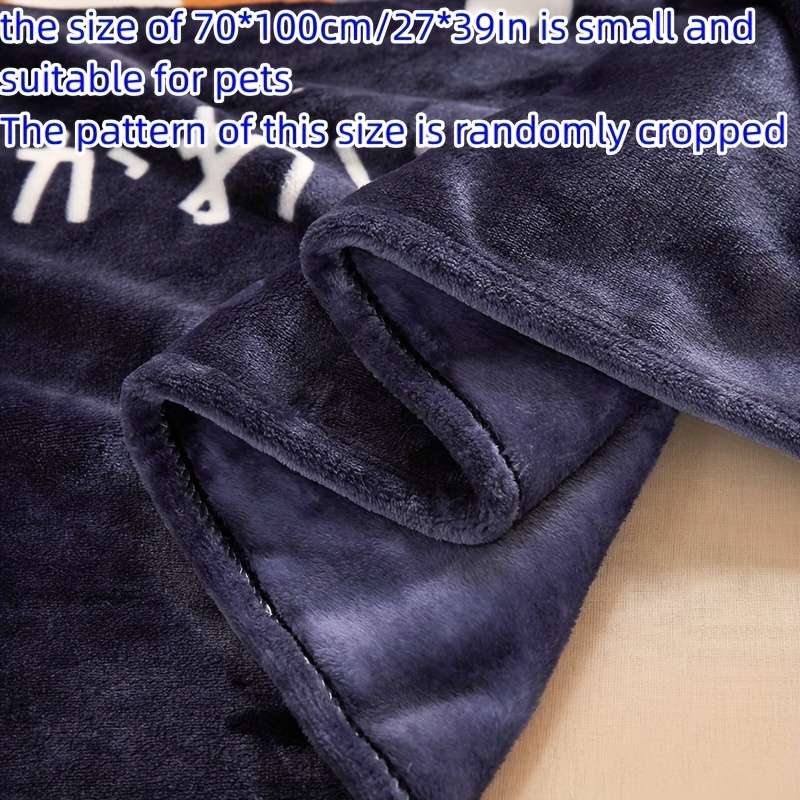 Blanket Color Puppy Blue size 200cmx230cm