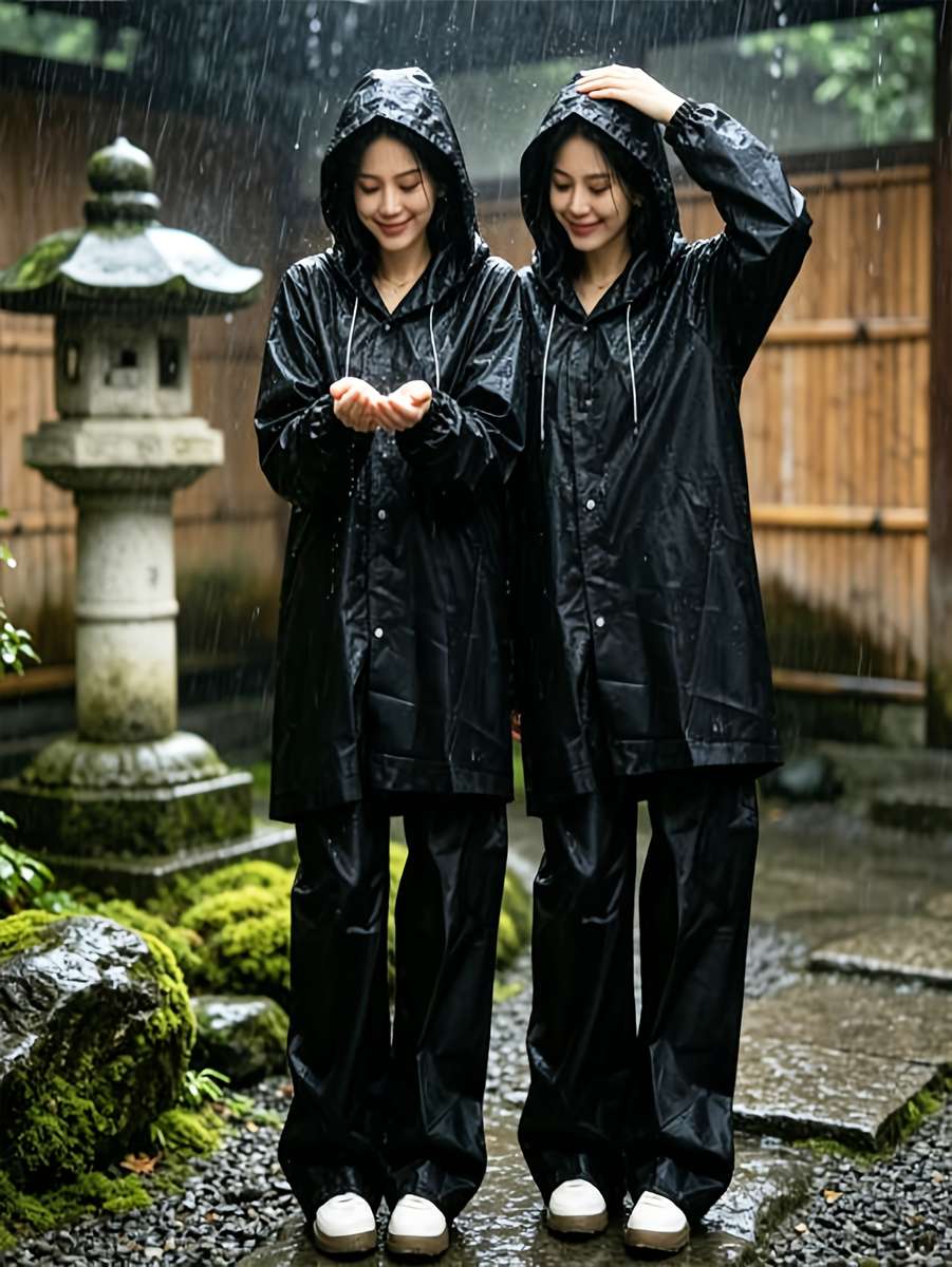 Raincoat Black Size Onesize