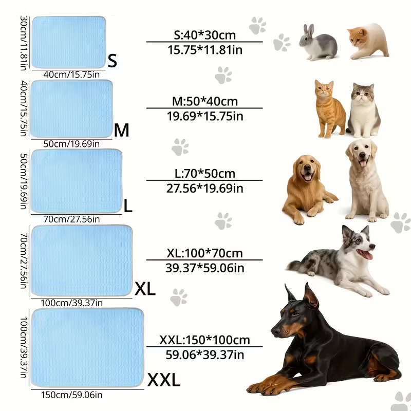 Cooling Pads And Beds For Cats And Dogs 50*40cm