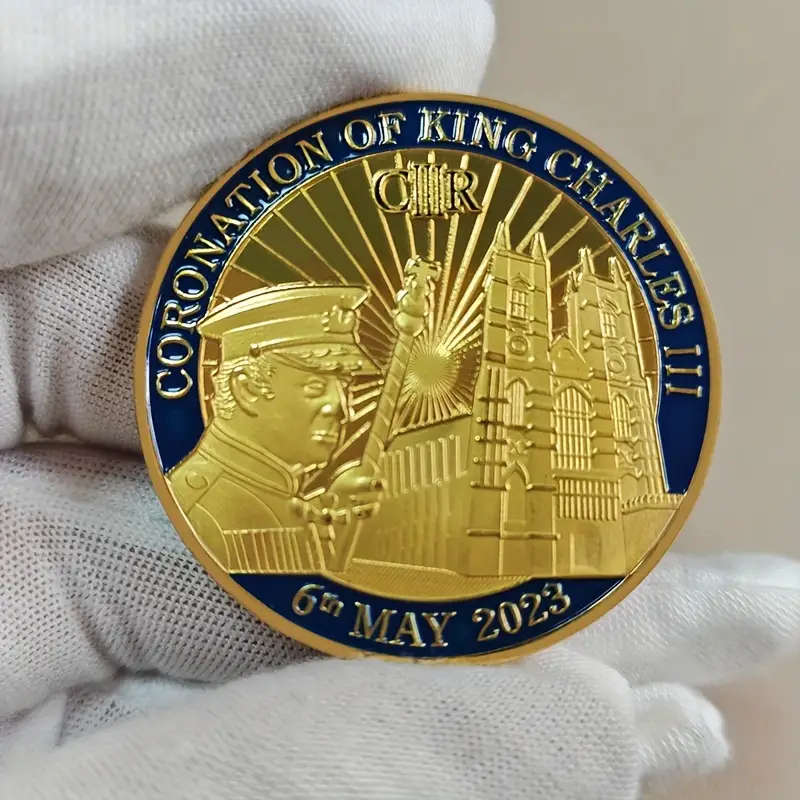 King Charles III 2023 Gold Commemorative Coin 40MM