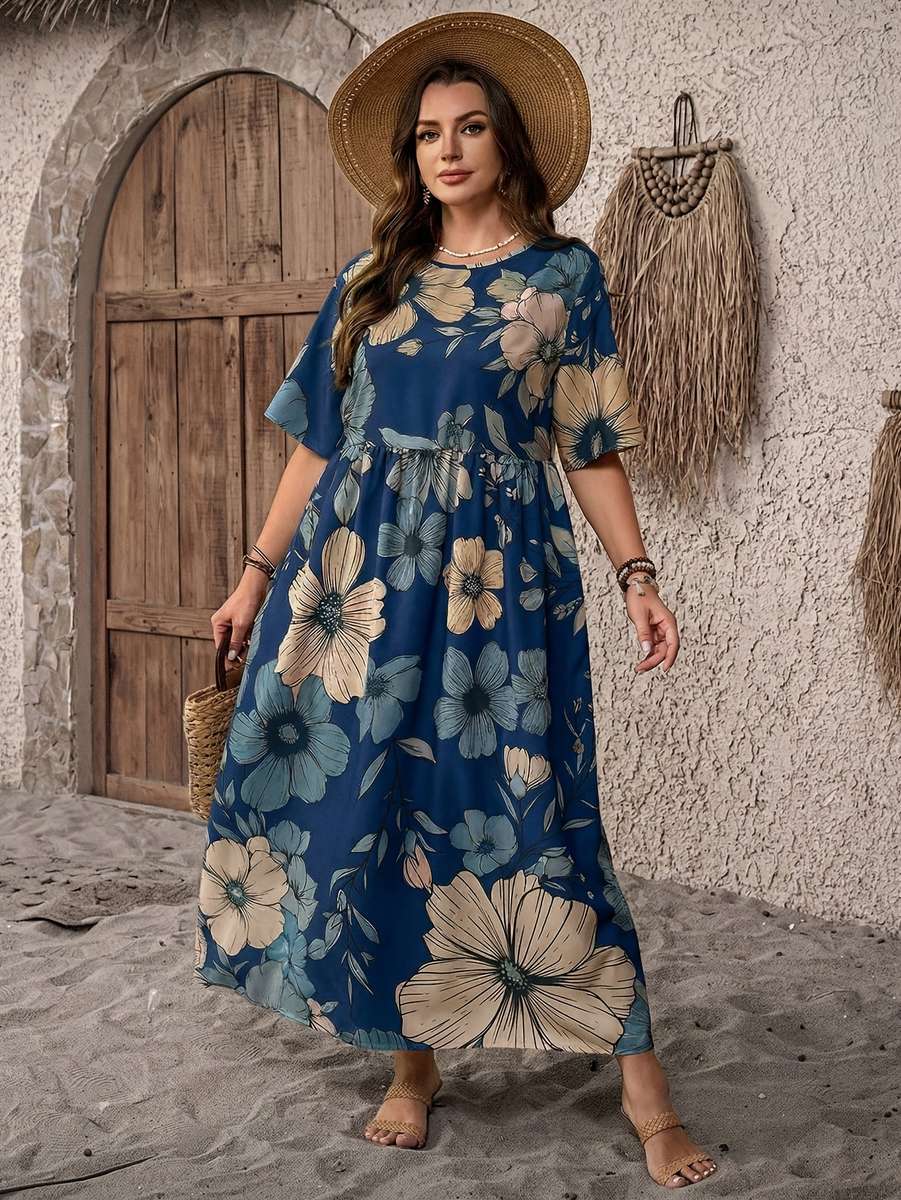 Women S Dress Color Mixed Colors Size 3Xl