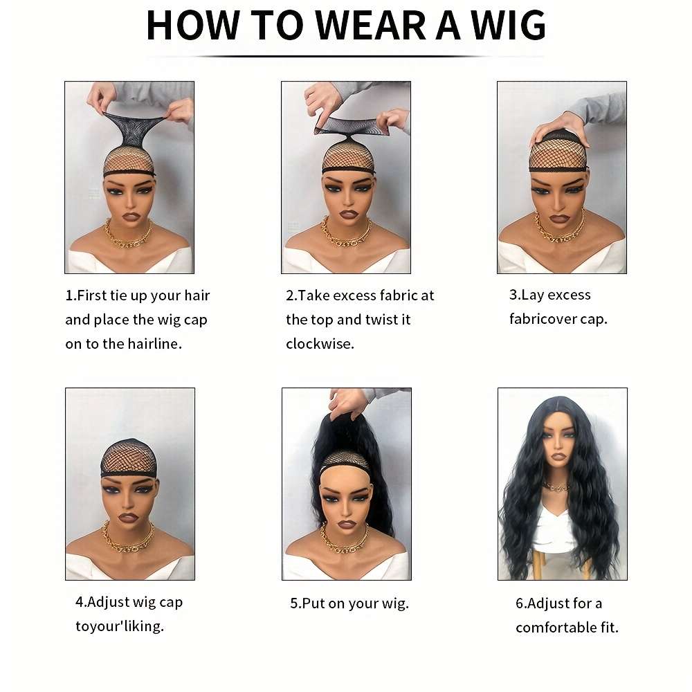 1Pc Dark Blonde To Light Blonde 40.64cm Fashion Design Wig