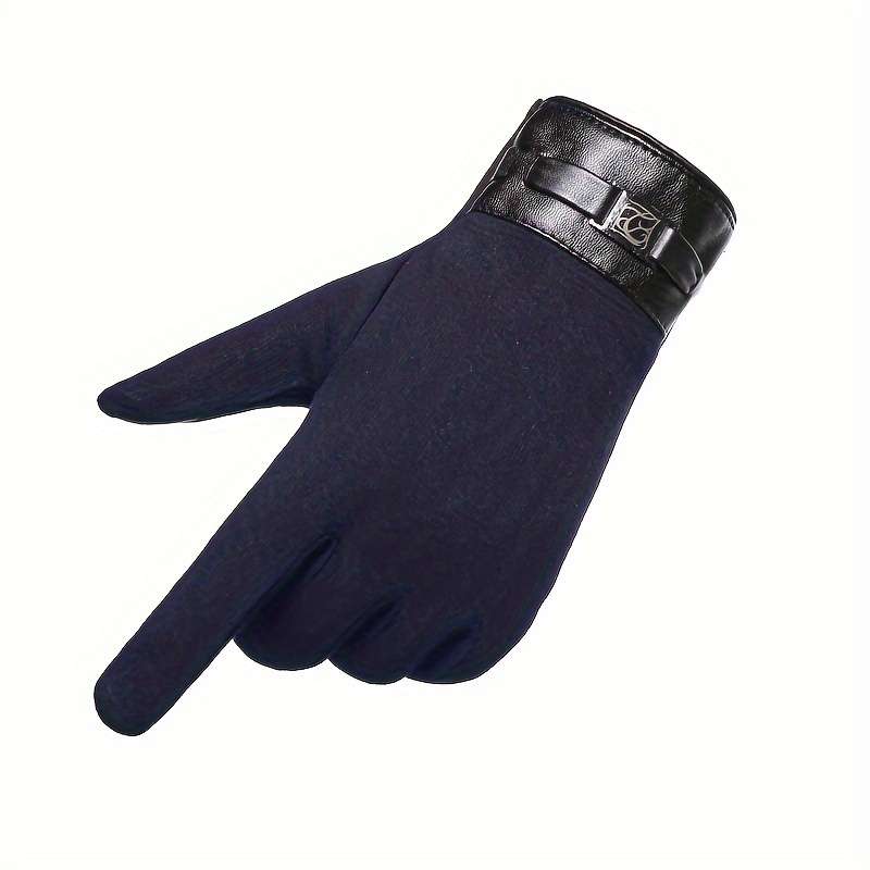 1 Pair Grey Warm Gloves