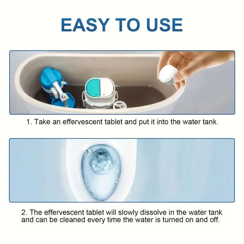 12 Automatic Toilet Cleaning Tablets